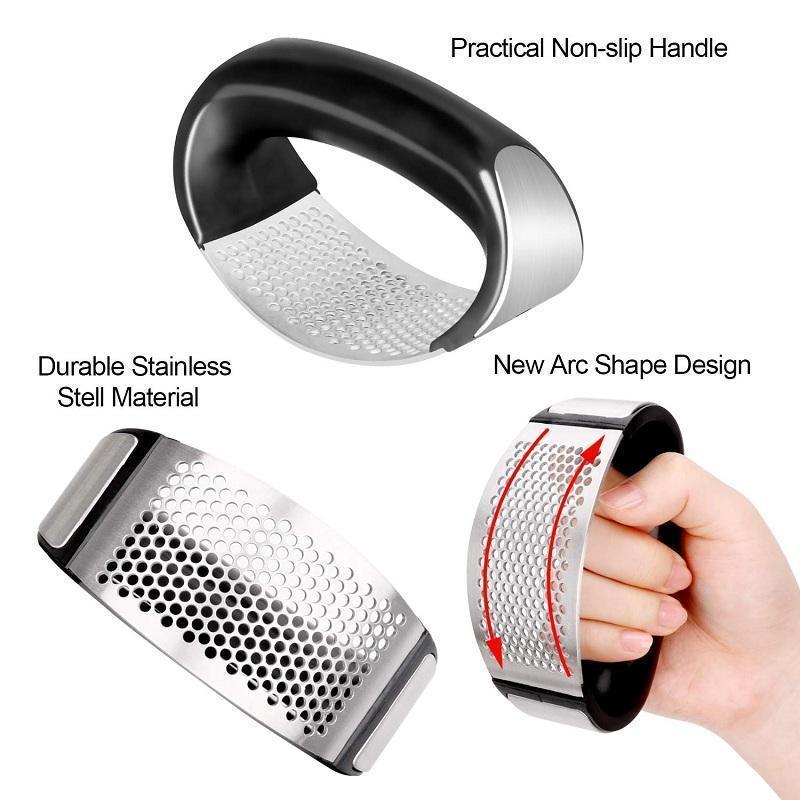 TED Stainless steel garlic press