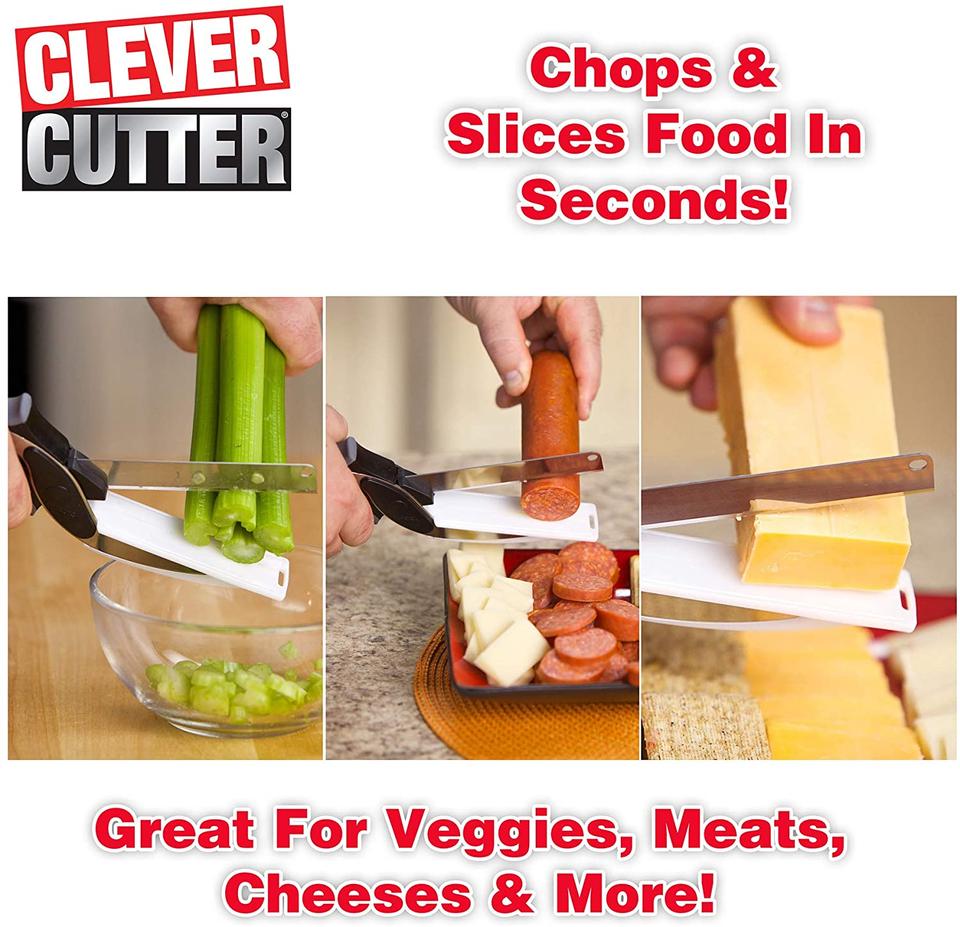 Smart Cutter 2 in 1 Food Chopper Kitchen Scissors – Urban Grabber