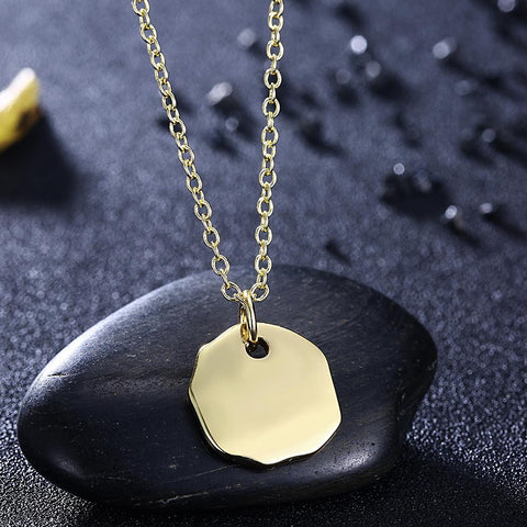 Lucky Coin Necklace in 18K Gold Plated