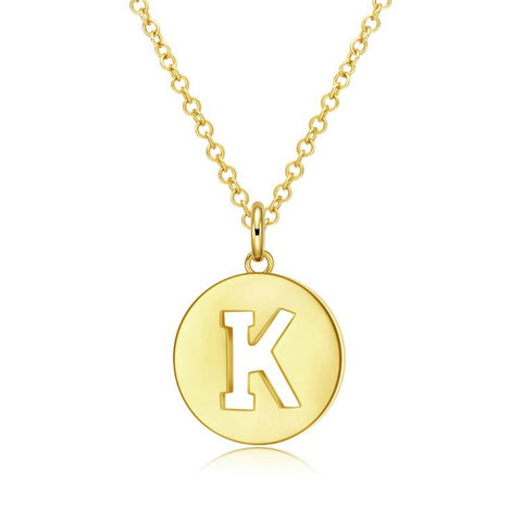 Kindness Disc Necklace in 18K Gold Plated