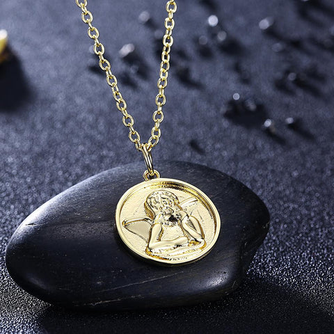 Angel From Above Necklace in 18K Gold Plated