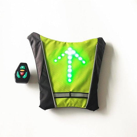 LED Cycling Reflective Vest, led, vest, bicycling, wireless