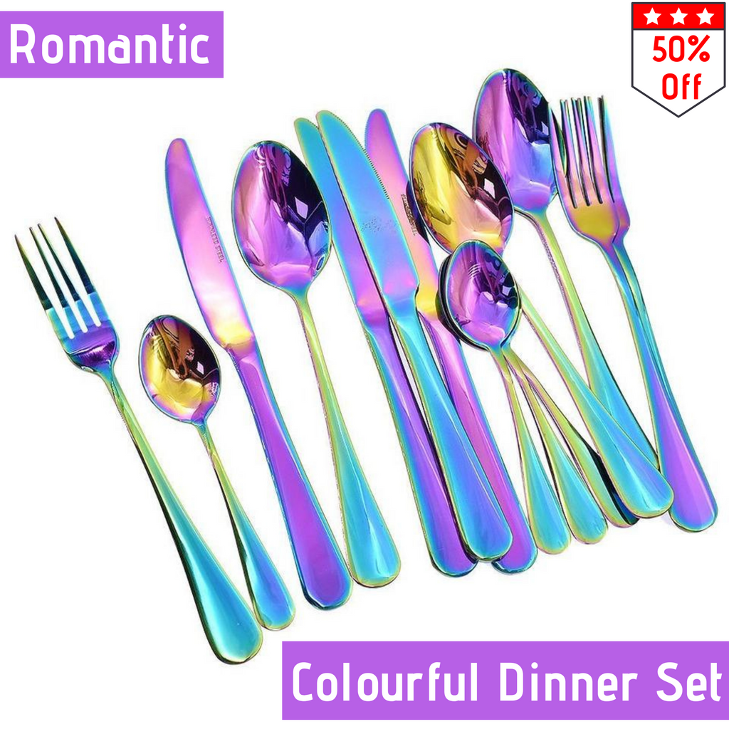 Colorful Romantic Dinner Set