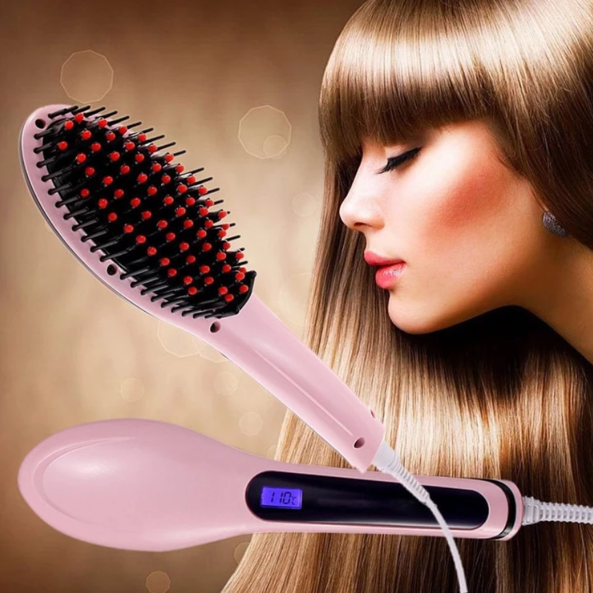 Rapunzel's Straightener Brush - Get Salon Like Hair at Home!