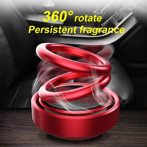 Solar Activating Double Ring Auto Rotating Car Air Freshener