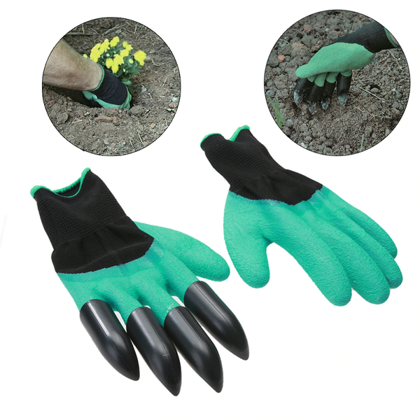 Garden Gloves With Claws For Digging Plants