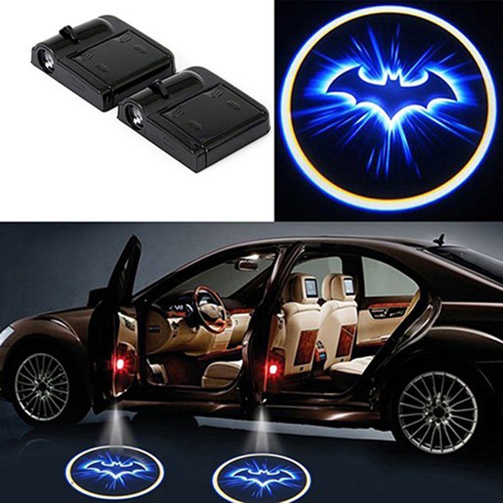 Wireless Bat Logo Car Door Decor 1 PC